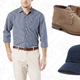 Premium Clean Khaki, $53 | Casual Shirt, $27 | Premium Suede Clean Chukka, $81 | Premium Baseball Cap, $11